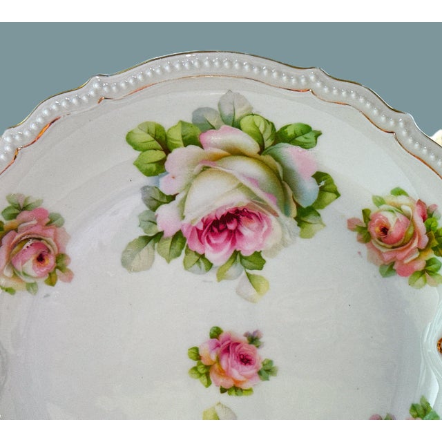 1920s German P K Silesia Handled Platter For Sale - Image 4 of 7