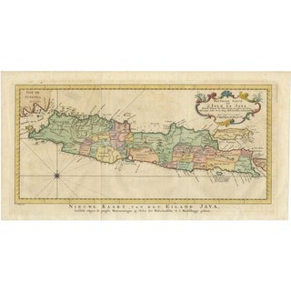 Antique Map of Java, 1770 For Sale