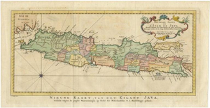 Antique Map of Java, 1770