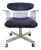 1960s Molded Lucite and Brass Kagan Style Desk Chair For Sale