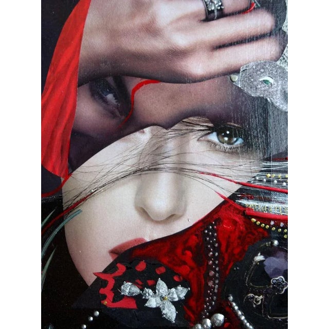 Darya Semyonova, Fantasy, 2010, Mixed Media Collage on Canvas For Sale - Image 6 of 8