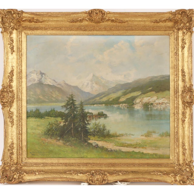 German landscape painter associated with the Munich art scene. from 1903, he studied at the Munich Academy in the studio...