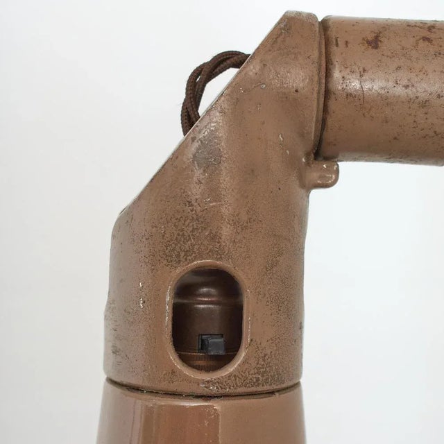 Metal Articulating Wall Light from Mek Elek, 1930s For Sale - Image 7 of 11