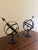 French Country Late 20th Century Pair of Black Iron Armillary Globe Sculptures – Traditional Landscape & Garden Decor For Sale - Image 3 of 13
