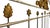 Hollywood Regency King-Size Wrought Iron Canopy Poster Bed With Distressed Silver Finish & Gilt Accents For Sale - Image 11 of 11