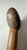 Antique 1800's Hand Carved Nut Wood Sterling Silver Man Face Walking Stick Cane For Sale - Image 15 of 17