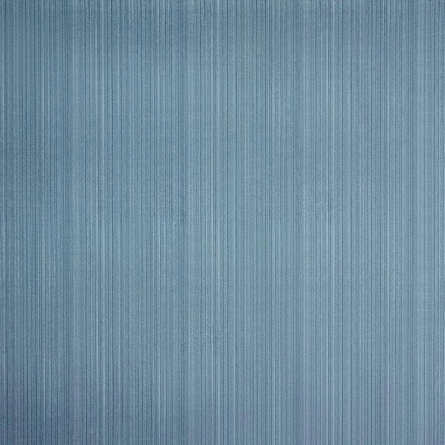 Sample - Schumacher Summer Stripe Fabric in Aegean For Sale