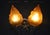 Brown Victorian Gothic Twin Torchère Wall Light with Opaline Flame Shades, 1850s For Sale - Image 8 of 18