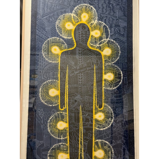 The Luminary Woodblock Print by John Buck For Sale In Denver - Image 6 of 8