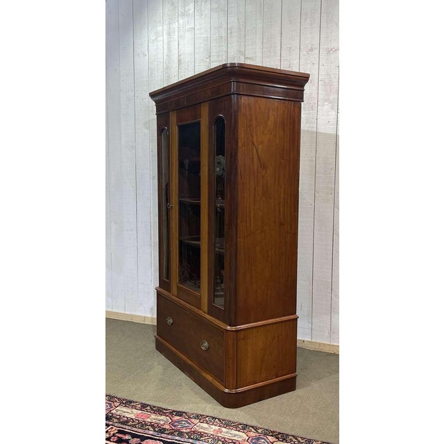 19th Century English Mahogany Bookcase For Sale - Image 6 of 18