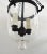 Hard to find miniature smoker bell is perfect for a powder room, walk-in closet, or on a low ceiling. Clear glass with...