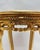 Gold Side Table with Round Marble Top from Green Square For Sale - Image 9 of 10