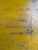 Vintage Industrial Yellow Metal Rolling Cabinet Cart For Sale - Image 10 of 12