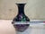 A Pair of Chinese Old Ceramic Vase,Qing Dynasty Qianlong Marked Blue Ground Famille Rose Porcelain Yuhuchun Vase Flowers and Birds Pattern For Sale - Image 11 of 11