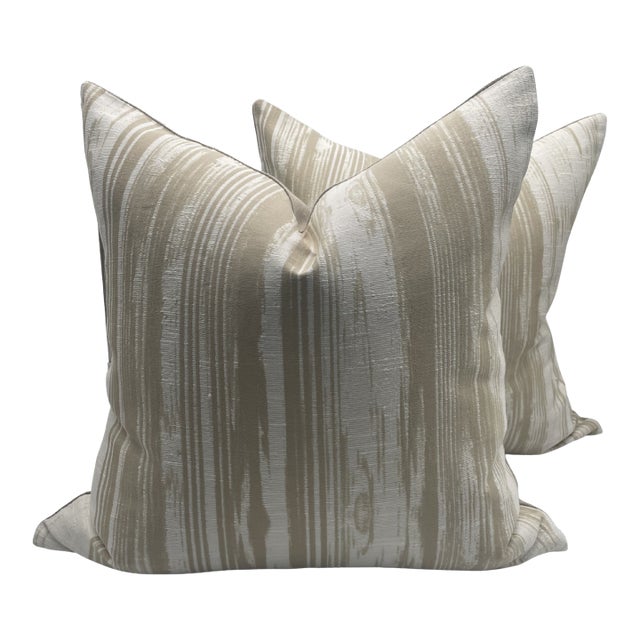 Nina Campbell Les Reves Pampelonne Pillows- A Pair For Sale