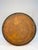 Metal Large Vintage Engraved Brass Tray With Botanical Decoration and Scalloped Rim For Sale - Image 7 of 13