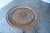 1950s 38" Hollywood Regency 1950s Moroccan Hand-Hammered Copper Tray Top Coffee Table With Wrought Iron Base For Sale - Image 5 of 18