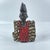 Early 20th Century Yoruba Ibeji Figure with Cowrie Shell Vest Nigeria For Sale - Image 4 of 8