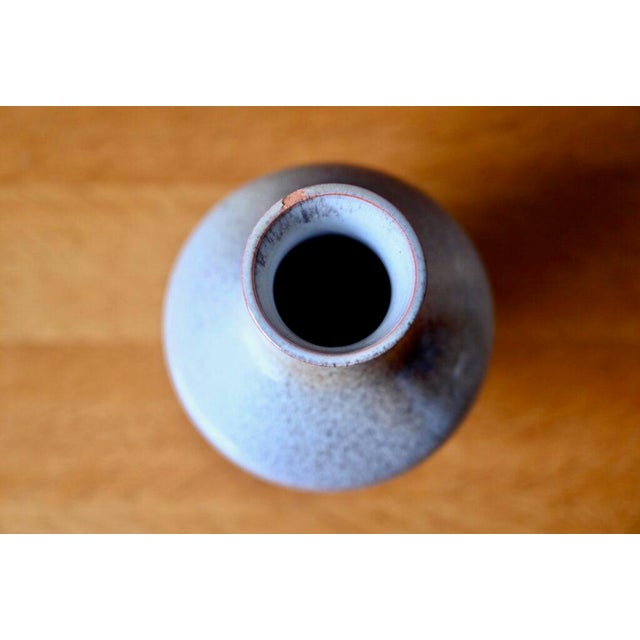 Contemporary Speckled Gray Vase from Ernenwein, France, 1960s For Sale - Image 3 of 7