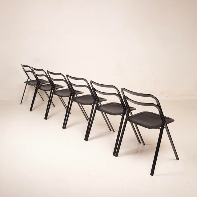 Clio Chairs by Giorgio Cattelan for Cidue, 1970s, Set of 6 For Sale - Image 11 of 18