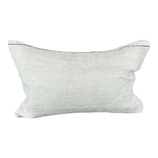 16 x 24 Hemp Pillow Turkish Cushion Natural White Pillow Cushion Cover For Sale