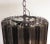 Vintage Italian Chandelier with 86 Smoked Glass Prisms, 1983 For Sale - Image 12 of 15