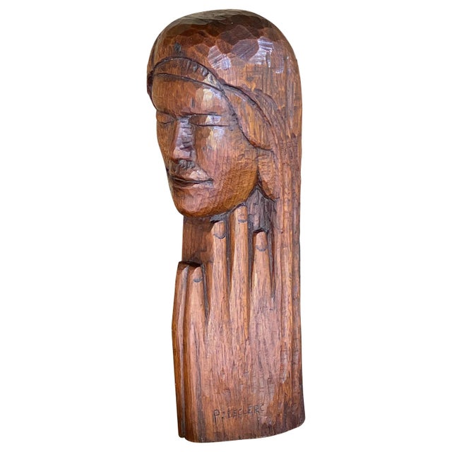 French Wood Sculpture, 1950s For Sale - Image 15 of 15