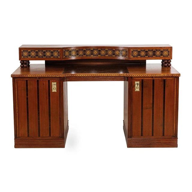 Desk by Matthias Feller for M. Ballin München, 1912 For Sale - Image 13 of 13