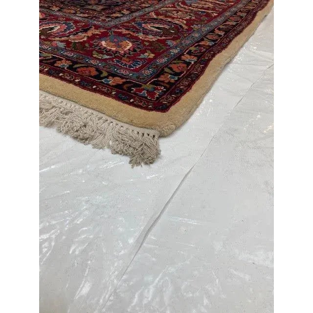 Beige 1970's Persian Khorassan Rug , 10'1" X 13'9" For Sale - Image 8 of 9