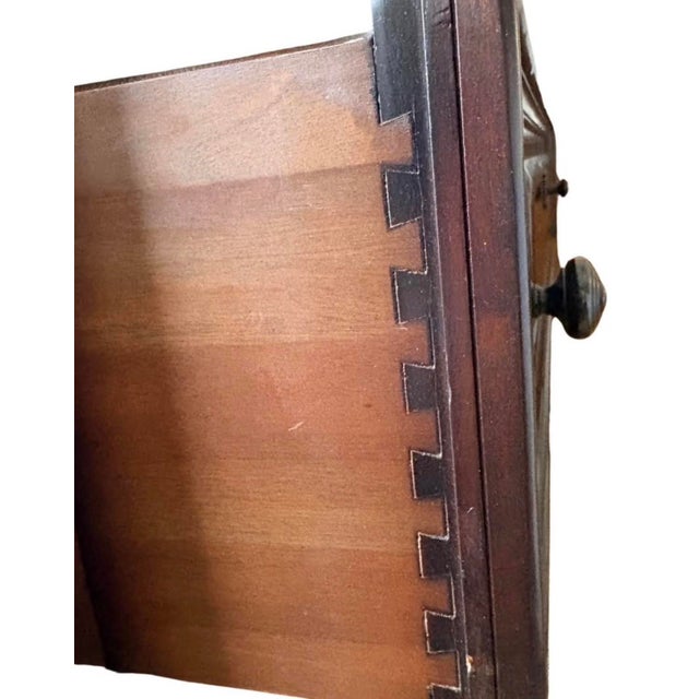 Bernhardt Ravello Distressed Walnut 4 Drawer Media Chest Dresser For Sale - Image 10 of 10