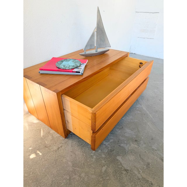 Pine Bedside Table from Maison Regain, 1970s For Sale - Image 14 of 18