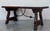 20th Century Spanish Carved Table With Iron Stretchers For Sale - Image 9 of 11