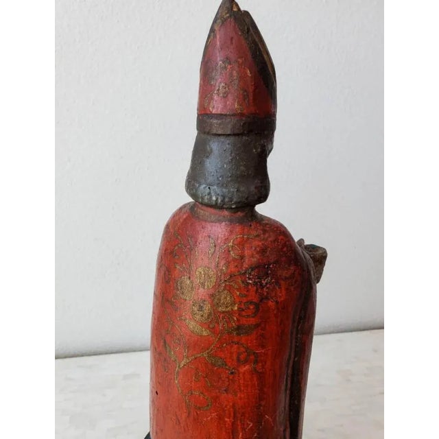 18th/19th Century Spanish Colonial Altar Figure For Sale In Dallas - Image 6 of 11