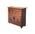 Asian 1970s Oriental Brown Brass Hardware Drawers Accent Storage Cabinet For Sale - Image 3 of 12