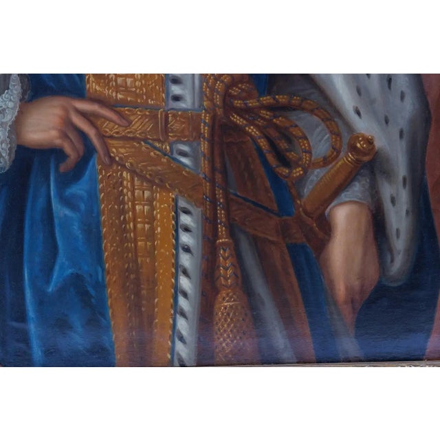 A Large and Magnificent Oil on Canvas Painting of King William III (1672–1702) C. 1795, Framed For Sale - Image 4 of 8