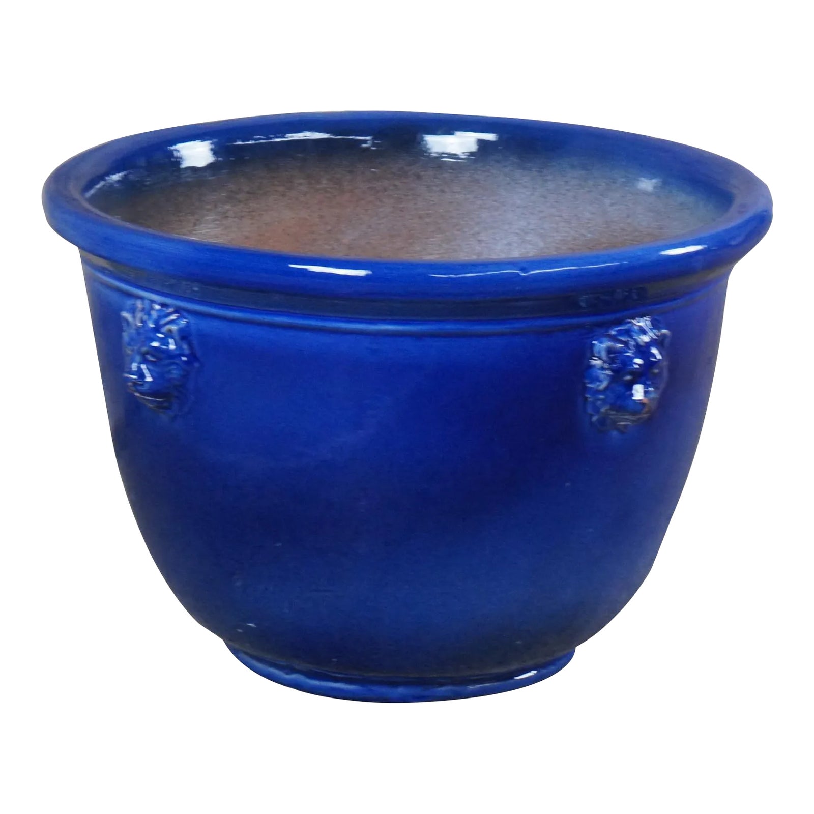 Vintage Handmade French Barrielle Aubagne Modern Blue Ceramic