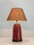 Red Clay Terracotta Table Lamp with Metal Filigree, 1980s For Sale - Image 10 of 11