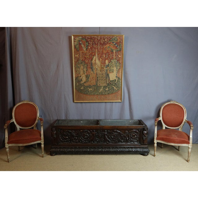 Renaissance Planter in Carved Walnut For Sale - Image 12 of 13