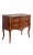 Elegant and sophisticated antique French Louis XV style kingwood parquetry marble-top commode sauteuse. Born in France in...