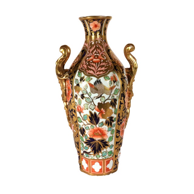 Spode Spode Porcelain Japan Pattern Imari Vase, Pattern 1227, Regency For Sale - Image 4 of 11
