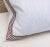 Banded Belgian Linen Pillows - a Pair. For Sale - Image 4 of 9