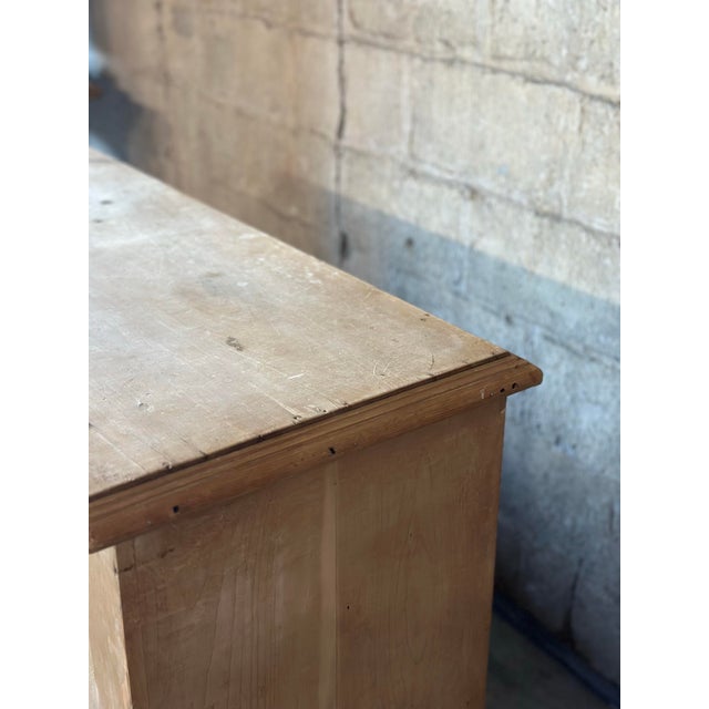 Tan English Scrubbed Pine Dresser For Sale - Image 8 of 10