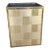 Woven Brass Wastebasket For Sale