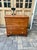 19th century cherry blanket chest with 2 sizable drawer and original cast glass knobs. This chest has been lovingly restored.