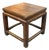 Chinese Elmwood Square Side Table, Antique For Sale