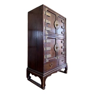 Diminutive Early 19th Century Korean Jang Cabinet For Sale