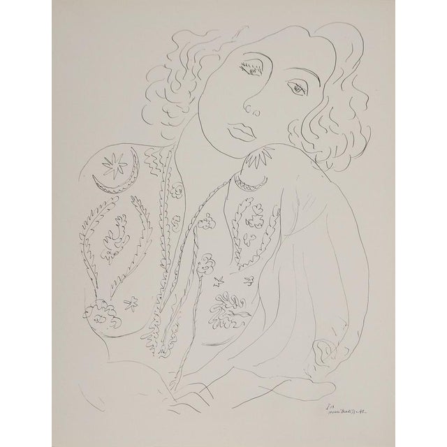 Henri Matisse, Young Girl in a Blouse, Lithograph For Sale - Image 6 of 6