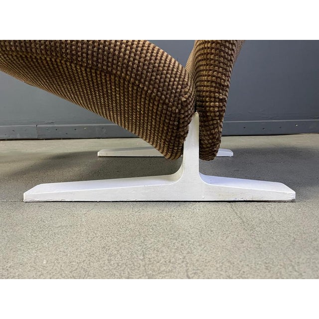 Brown Set of Concorde F784 Chair and Ottoman by Pierre Paulin for Artifort, 1970s For Sale - Image 8 of 12