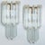Venini Large Venini Style Clear Gold and Glass Sconces, 1970, Set of 2 For Sale - Image 4 of 10