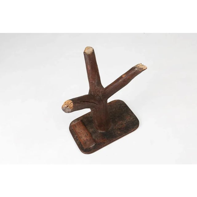 Wooden Stool with Tree Branch Legs, France, 1850s For Sale - Image 10 of 12